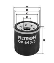 FILTRON FILT OP 643/6 LATITUDE/MEGANE III-IV/FLUENCE/TALISMAN/LAGUNA III/DUSTER II/JUKE/NOTE YAG FILTRESI