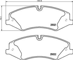 BREMBO P44024 FREN BALATASI ON LAND ROVER DEFENDER L663 L319 L462 RANGE ROVER L322 L405 L320 L494 L560
