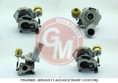 GUA 40416 TURBO ŞARJ RENAULT LAGUAN II TRAFİC II MASTER II1.9 DCİ F9Q