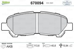 VALEO 670094 ARKA BALATA TOYOTA HIGHLANDER 13>