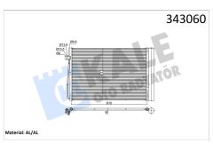 KALE 343060 KLIMA RADYATORU BMW M54 N62 N73 E60 E65 E63 E64