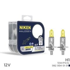 NIKEN 0620040101 NIKEN 12V H1 55W SARI IŞIK AMPUL P14.5s 2800K