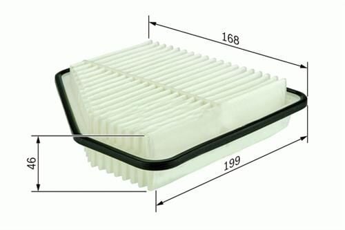 HAVA FİLTRESİ HONDA CIVIC VIII HB FN-FK 1.4 10/08 > 100PS x