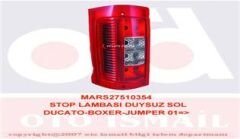 MARS 510354 ARKA SOL STOP LAMBASI FIAT DUCATO 01> PEUGEOT BOXER 01> CITROEN JUMPER 01>
