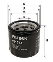 FILTRON FILT OP 534 CHRYSLER GRAND VOYAGER I/II/III/ JEEP CHEROKEE II/TOYOTA YAG FILTRESI