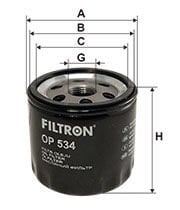 FILTRON FILT OP 534 CHRYSLER GRAND VOYAGER I/II/III/ JEEP CHEROKEE II/TOYOTA YAG FILTRESI