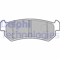 DELPHI LP1910 ARKA FREN BALATASI CEHEVROLET LACETTI 1.4-1.6-1.8 04 > NUBIRA 1.4-1.6-1.8 2.0 04 >