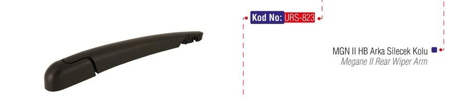 URS 823 ARKA SILECEK KOLU MGN II HB-HYUNDAI I10 05-09 -CLIO HB 14 > DOKKER PANELVAN 2017 ÇİFT KAPILI