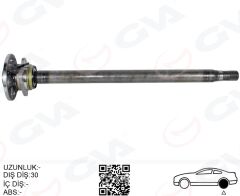 GVA 4499154 AKS MILI ARKA SOL KALIN KISA 840mm MERCEDES SPRINTER B906 . VW CRAFTER 30-35-50 Z:29-30 PORYALI