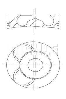 MAHLE 007PI00170002 MOTOR PISTON SEGMAN 0.40 88.00 DUCATO III-IVECO DAILY-KARSAN JEST 11>14 2.3JTD C13 F1A EURO5 F1AE3481E
