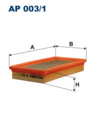 FILTRON FILT AP 003/1 CHREYSLER GRAND VOYAGER III HAVA FILTRESI