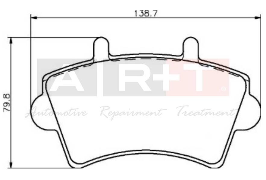 ART A02.1746 ÖN BALATA MASTER MOVANO II III 01 > NISSAN INTERSTAR 02> 402993