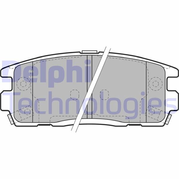 DELPHI LP1988 ARKA BALATA ANTARA 2.4-3.2 V6-2.0 CDTI 5.06 >10 > CAPTİVA 2.0D 2.2D 2.4 3.0 3.2 06.06 >11 >
