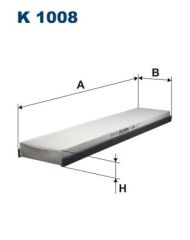 FILTRON K1008 KABİN FİLTRESİ FORD MONDEO I BNP/GBP 1.6İ 16V 90HP 02/93-08/96