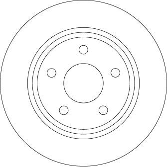 TRW DF6556 ARKA FREN DISK AYNA FOCUS IV 17>