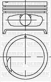 YENMAK 36-04484-000 PİSTON SEGMAN STD HYUNDAI ACCENT 1.5L 4G15 G4EK 95-00 çap 75.50 mm / ölçü 1.5 x 1.5 x 3.0 Adet fiyatıdır