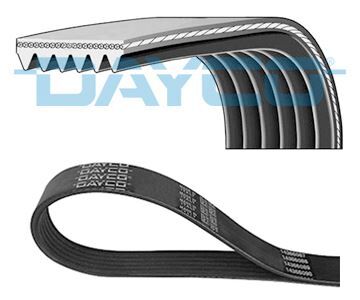 DAYCO 6PK1019EE KANALLI KAYIS FORD FIESTA 01> 1.4 1.6 B-MAX 12> 1.4-1.6 FOCUS III 11> 1.6TI ZETEC MAZDA III 1.4 1.6 03> BUYUK KAYIS