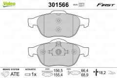 VALEO 9001077 ÖN FREN BALATASI RENAULT LAGUNA II 01>05 LAGUNA III 07>15 MEGANE II 02>