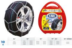 KNK1 X10 PATİNAJ ZİNCİRİ TAKMATİK ÇAPRAZ 14-15-16-17 JANT ZİNCİR EBATLARI İÇİN RESİME BAKINIZ