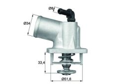 MAHLE TI54.92D TERMOSTAT KOMPLE ASTRA G-CORSA C-VECTRA B-C-MERIVA-ZAFIRA-1.4-1.6-1.4 16V-1.6 16V 92C
