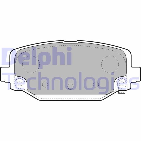 DELPHI LP2499 ARKA FREN BALATASI FIAT FREEMONT 11>15 LANCIA VOYAGER MPV 11>14 DODGE JOURNEY 11>