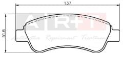 ART A12.1727 ÖN FREN BALATASI CORSA F 19> CROSSLAND 17> C2 03> C3 09> AIRCROSS 17> C4 04> C-ELYSEE 12> XSARA 96> BERLINGO 96> PARTNER 96> 206 00> 207 07> 208 12> 301 12> 307 00> 2008 13> 1007 05> DS3 15&g