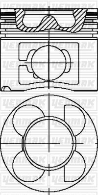 YENMAK 31-04615-050 MOTOR PİSTON SEGMAN 0.50 330D-530D-730D-FREELANDER-RANGEROVER