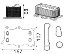 MAHLE CLC421000S YAG SOGUTUCUSU MERCEDES OM654 W177 W247 W205 C257 W213 C253 V167 W447 B907 B910