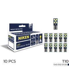 NIKEN 430020108 LED AMPUL T10CANBUSPARKLEDİ10LEDLİ 10LU
