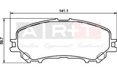 ART A29.3144 ÖN BALATA RENAULT KADJAR 15> KOLEOS II 15> NISSAN QASHQAI J11 13> X TRAIL III 14>