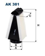 FILTRON AK381 HAVA FILTRESI MERCEDES OM651 W205 S205 C205 A205 C253 X253