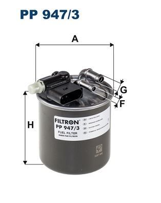 FILTRON PP947.3 YAKIT FILTRESI MERCEDES OM607 W176 W246 C117 X117 X156