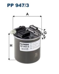 FILTRON PP947.3 YAKIT FILTRESI MERCEDES OM607 W176 W246 C117 X117 X156