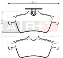 ART A03.1958 ARKA BALATA FOCUS II CMAX 03> CONNECT 02> LAGUNA III 07> OPEL VECTRA C 02> SIGNUM 03> CITROEN C5 08> PEUGEOT P508 10>18
