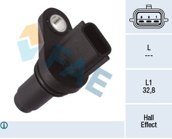 FAE 79438 KRANK MİLİ SENSÖRÜ RENAULT FLUENCE 09>LAGUNA III 07>12 MEGANE IV 15> LODGY 12> CAPTUR II 20> DUSTER 15> X-TRAIL II T31 08>13 QASHQAI I 07>13 NOTE 06>12 JUKE 10>19 1.6 16V 2.0 16V 1.6E-TECH