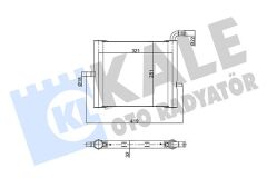 KALE 356215 ILAVE SU RADYATORU LAND ROVER DISCOVERY V L462 RANGE ROVER L405 L494
