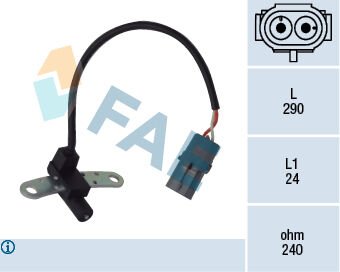 FAE 79021 EKSANTRIK MIL SENSORU R19 MEGANE I CLIO I LAGUNA I 1.2-1.4-1.6-1.8-1.9