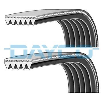 DAYCO PVE003 V KAYIŞ SETİ 5PK 690 6PK 1019 FIESTA-FUSION 1.4-1.6 BENZ 02 >