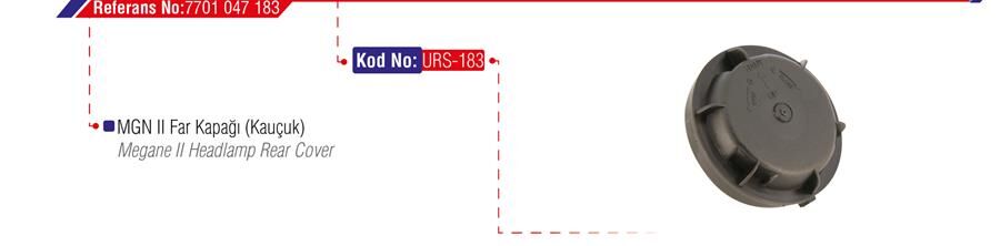URS 183 FAR KAPAĞI KAUÇUK MGN II
