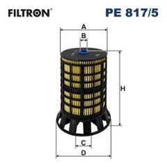 FILTRON PE817.5 YAKIT FİLTRESİ FIAT DUCATO 15> PEUGEOT BOXER 15> CITROEN JUMPER 15> 2.0D MTJ 2.2D MTJ