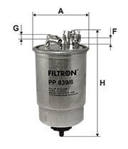 FILTRON FILT PP 839/6 SHARAN-GALAXY YAKIT FILTRESI KL476D / FCS478