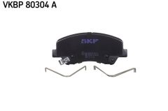 SKF VKBP80304A ÖN FREN BALATA HYUNDAI i20 1.1L 1.2L 1.4L 15-> / BAYON 1.0L 1.4L 21-> / KIA RIO 1.2L 1.4L 17-> ÜST TEN DELİKLİ TİP - AKSESUARLI