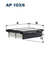 FILTRON FILT AP 103/6 CIVIC (FC, FK) : CRV (RW) 1.5 17- HAVA FILTRESI .