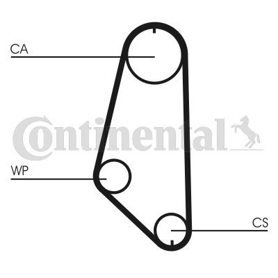 CONTI CT720 TRİGER KAYIŞI 111x200 111 DİŞ 20 VECTRA A 88-92 GD111H9.5P200 5047