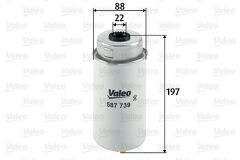 VALEO 587739 YAKIT FİLTRESİ TRANSİT V348-V347 2.2-2.4-3.2 TDCI 200PS 06>11 EURO4