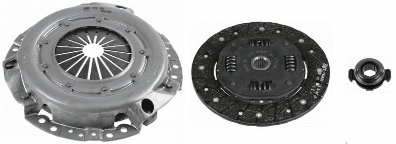SACHS 3000561001 DEBRİYAJ SETİ PARTNER-P205-P306-P405-P406-BERLINGO-XSARA-ZX 1.9 D <98 XUD9A-MEK-BE3/5