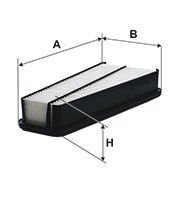 FILTRON FILT AP 166/1 LAND CRUISER PRADO (J12) HAVA FILTRESI .