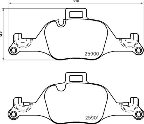 BREMBO P06107 FREN BALATASI ON BMW G30 G31 G32 G11 G12 G01 G02 G05 G06