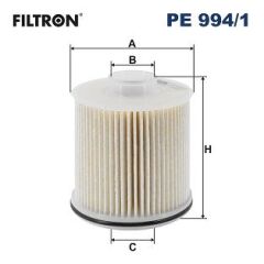 FILTRON PE994.1 YAKIT FİLTRESİ RENAULT CLIO V 19> CAPTUR II 20> KANGOO III 23> 1.5dCi K9K EURO 6