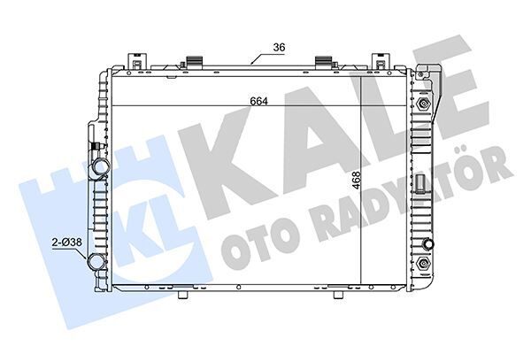 KALE 351500 MOTOR SU RADYATORU MERCEDES S-CLASS W140 91>98